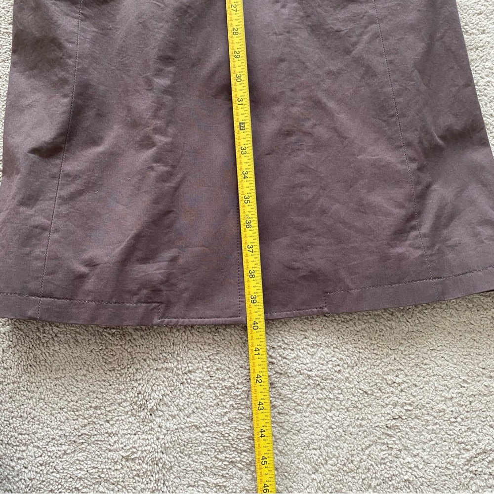 Mackage Brown Canvas & Leather Convertible Trench Coat / Vest - Picture 12 of 15